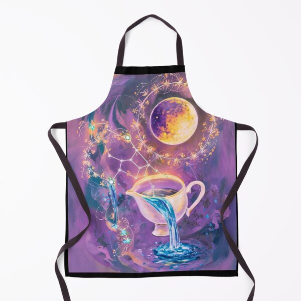 Item preview, Aquarius Astrology. Moon in Aquarius, Zodiac sign, Aquarius symbol designed and sold by ZodiacWonders.