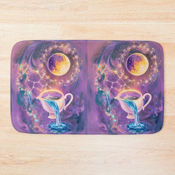 Item preview, Aquarius Astrology. Moon in Aquarius, Zodiac sign, Aquarius symbol designed and sold by ZodiacWonders.