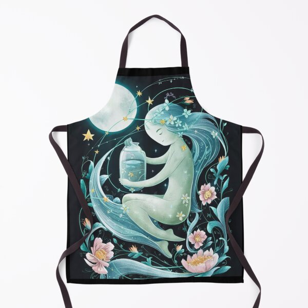 Item preview, Aquarius Astrology. Moon in Aquarius, Zodiac sign, Aquarius symbol designed and sold by ZodiacWonders.