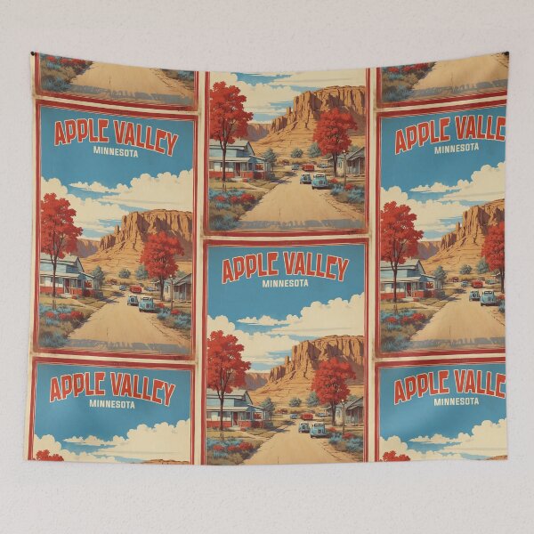 Item preview, Apple Valley Minnesota USA Vintage Travel Tourism  designed and sold by TravelersGems.