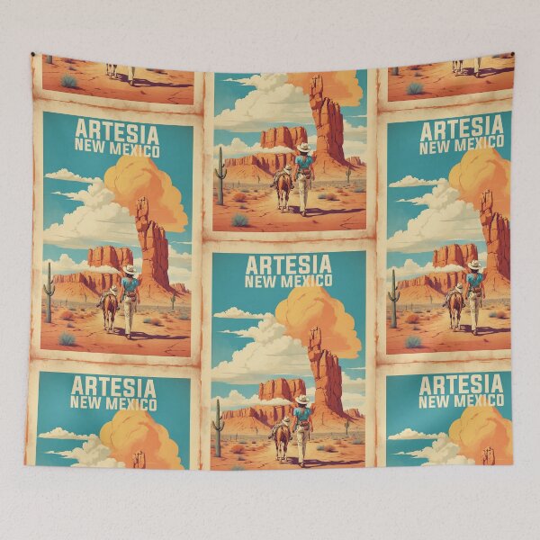 Item preview, Artesia New Mexico USA Vintage Travel Tourism  designed and sold by TravelersGems.