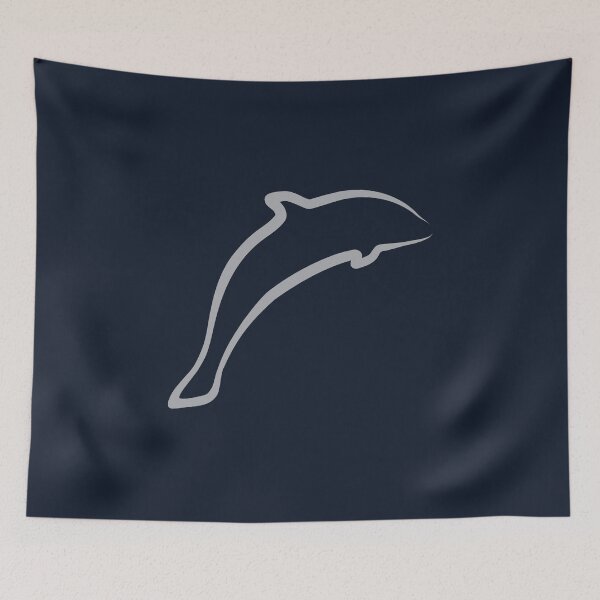 Item preview, 2D Dolphin Illustration - Gray designed and sold by OG-Graphics.