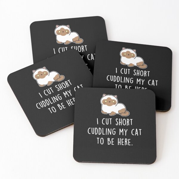Item preview, Siamese Cat Cut Short designed and sold by Clara Hollins.