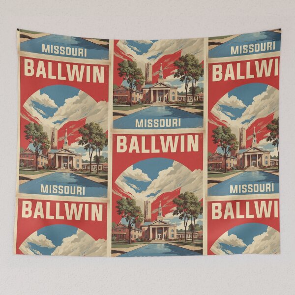 Item preview, Ballwin Missouri USA Vintage Travel Tourism designed and sold by TravelersGems.