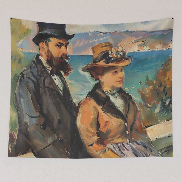 Item preview, Paul Cezanne and his wife Hortense designed and sold by Felipe Hora.