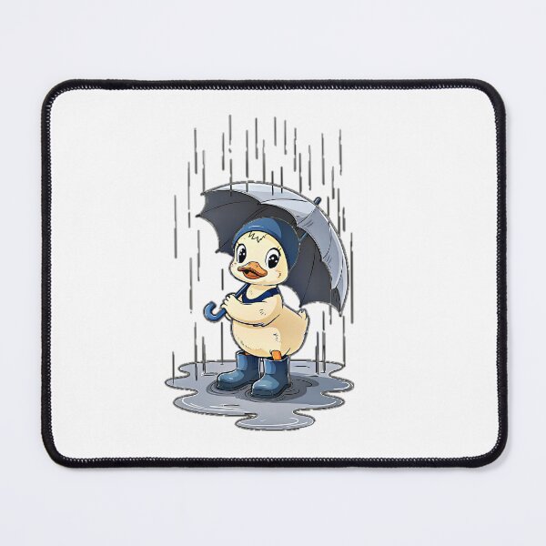 Item preview, Duck holding an umbrella  designed and sold by BlissfulBlossom.