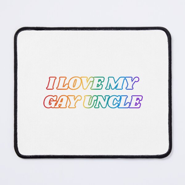 Item preview, I love my gay uncle - Pride rainbow colors designed and sold by Inspirationmotivation.