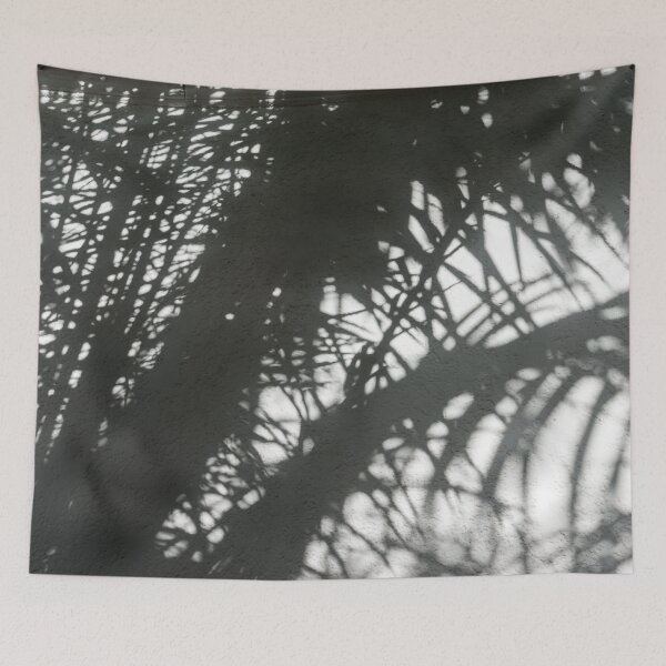 Item preview, Smoky Gray Shadows - Biophilic Palm Patterns designed and sold by Georgia Mizuleva.