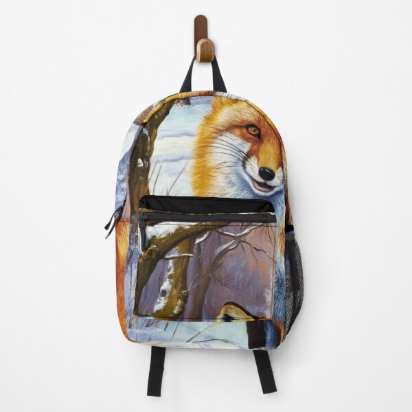Artikelvorschau, Fuchs-Portrait. Winterfuchs, Schneefuchs, Fuchs im Schnee, Fuchsmalerei, Raphael-Stil entworfen und verkauft von FoxVibes.