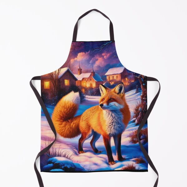 Artikelvorschau, Fuchs-Portrait. Winterfuchs, Schneefuchs, Fuchs im Schnee, Fuchsmalerei, Raphael-Stil entworfen und verkauft von FoxVibes.