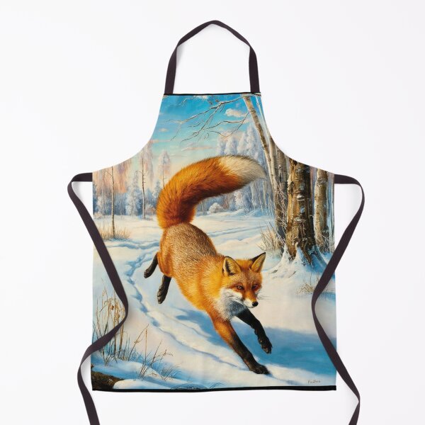 Artikelvorschau, Fuchs-Portrait. Winterfuchs, Schneefuchs, Fuchs im Schnee, Fuchsmalerei, Raphael-Stil entworfen und verkauft von FoxVibes.