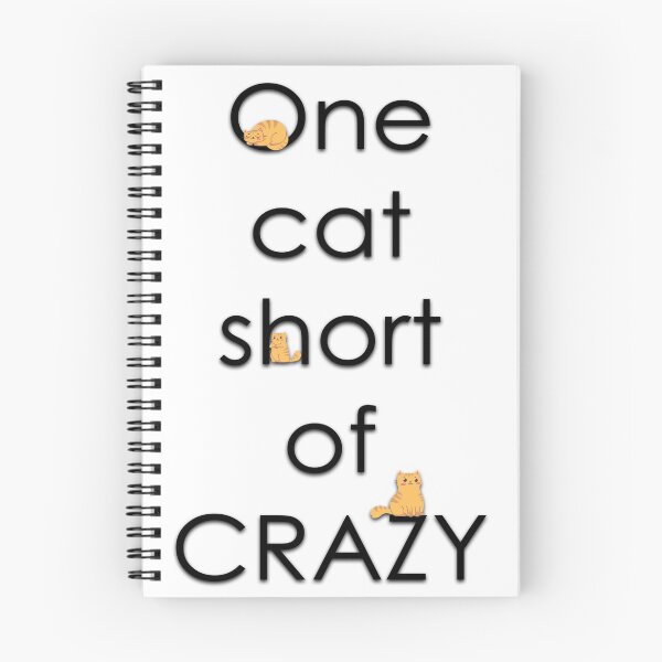 Item preview, One cat short of crazy  designed and sold by catninja86.