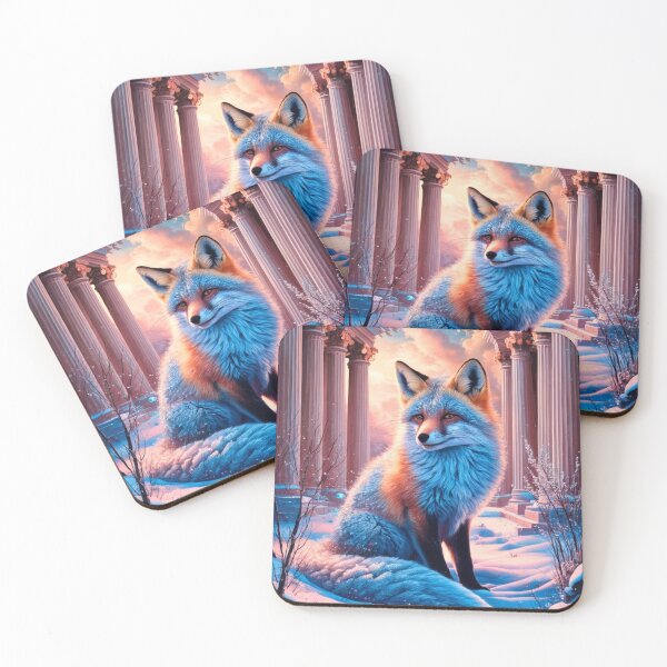 Artikelvorschau, Fuchs-Portrait. Winterfuchs, Schneefuchs, Fuchs im Schnee, Fuchsmalerei, Raphael-Stil entworfen und verkauft von FoxVibes.