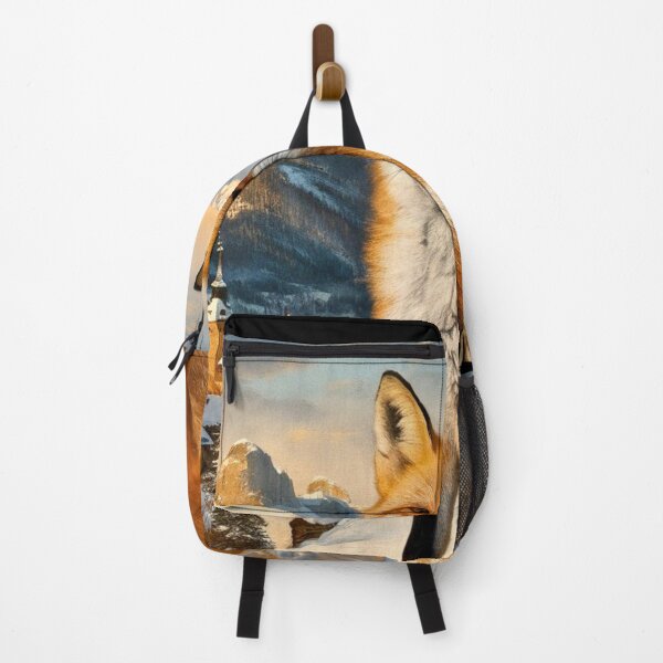 Item preview, Fox Portrait. Winter fox, snowy fox, fox in the snow, fox painting, Raphael style designed and sold by FoxVibes.
