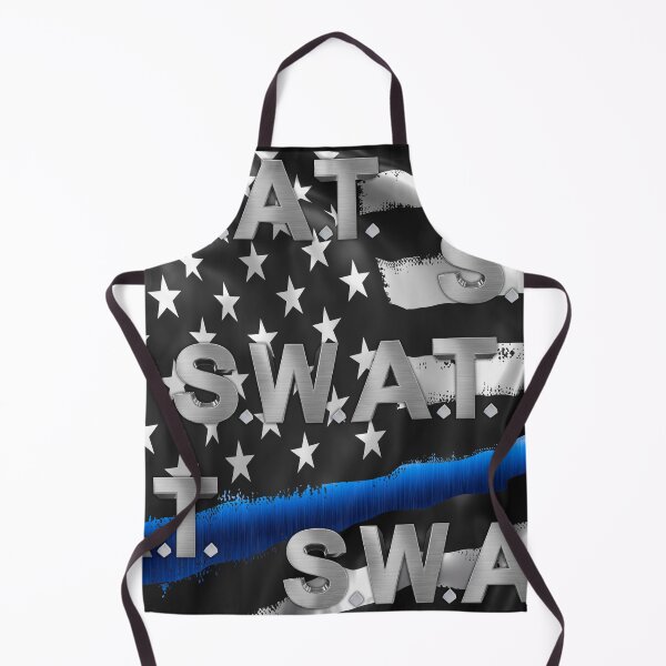 Item preview, SWAT Thin Blue Line Grunge American Flag designed and sold by artistwill.