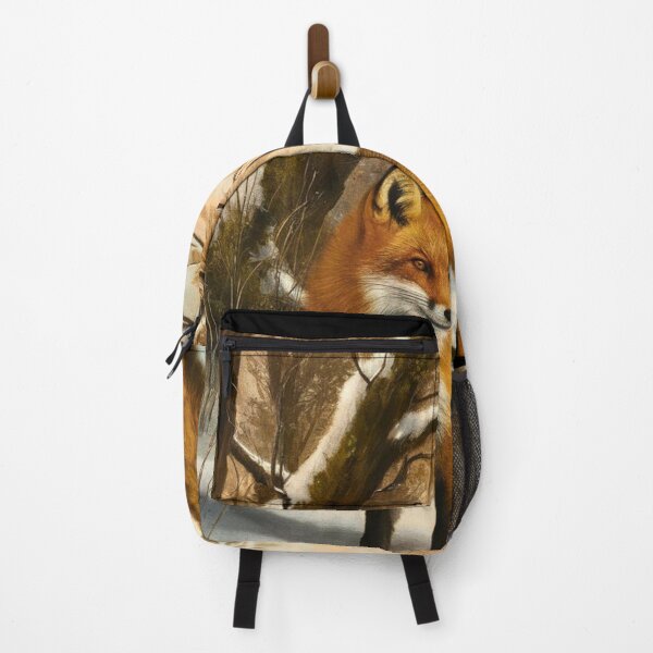 Item preview, Fox Portrait. Winter fox, snowy fox, fox in the snow, fox painting, Raphael style designed and sold by FoxVibes.
