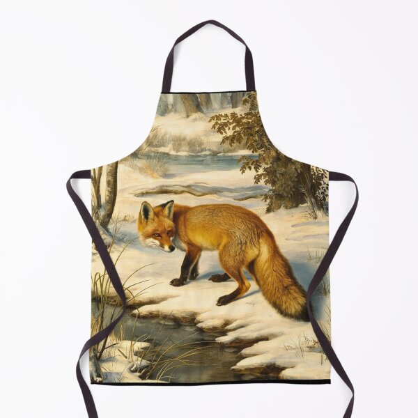 Artikelvorschau, Fuchs-Portrait. Winterfuchs, Schneefuchs, Fuchs im Schnee, Fuchsmalerei, Raphael-Stil entworfen und verkauft von FoxVibes.