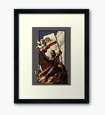 Fallout NCR Ranger Flag Fan Art Poster Framed Print