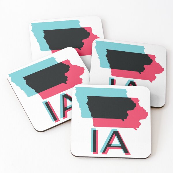 Item preview, Discover Iowa: A Modern and Trendy Design IOWA GLITCH DESIGN designed and sold by pelagio.