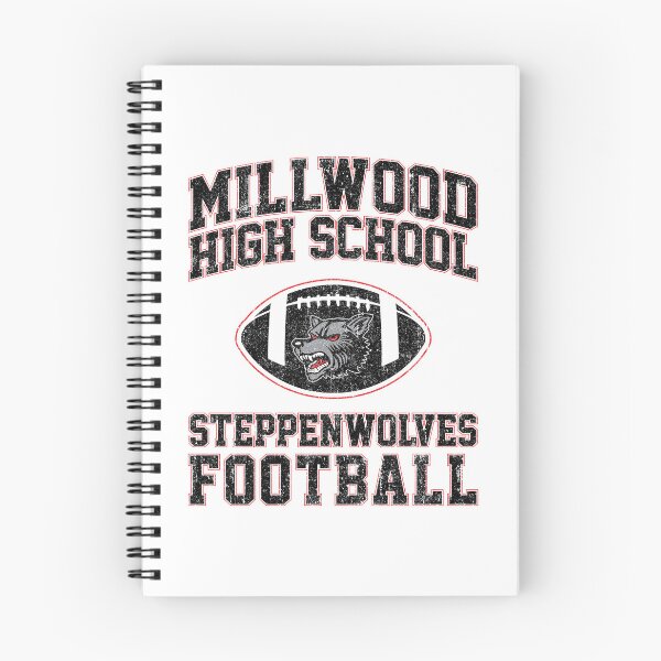Item preview, Millwood High School Steppenwolves Football (Variant) designed and sold by huckblade.