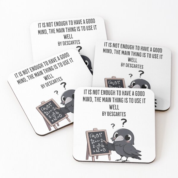 Item preview, descartes crow designed and sold by LemuellTrends.