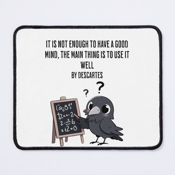 Item preview, descartes crow designed and sold by LemuellTrends.