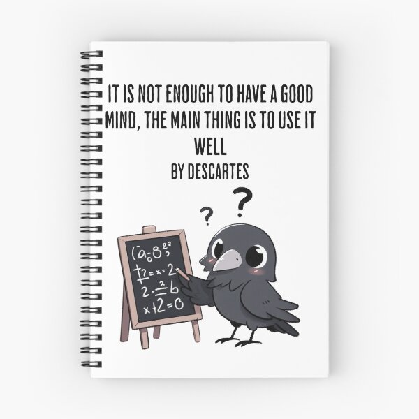 Item preview, descartes crow designed and sold by LemuellTrends.