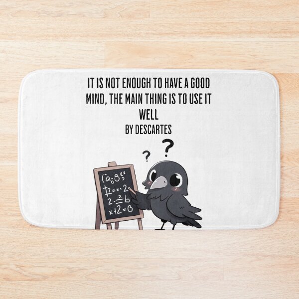 Item preview, descartes crow designed and sold by LemuellTrends.