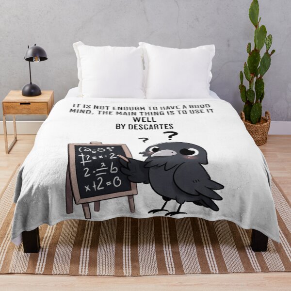 Item preview, descartes crow designed and sold by LemuellTrends.