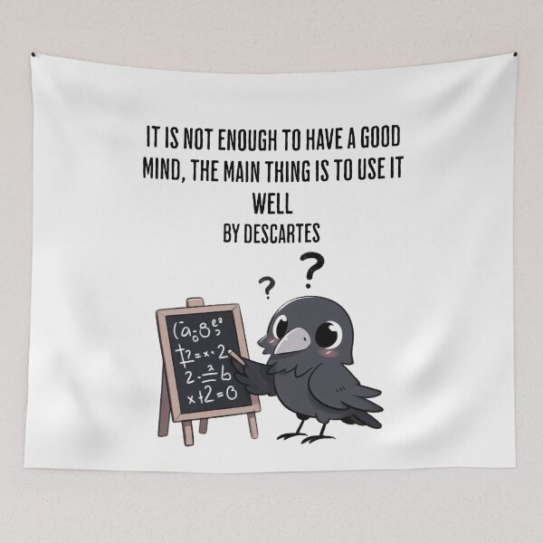 Item preview, descartes crow designed and sold by LemuellTrends.