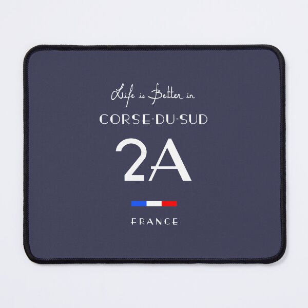 Item preview, CORSE DU SUD Number 2A South Corsica France designed and sold by frenchsalsa.