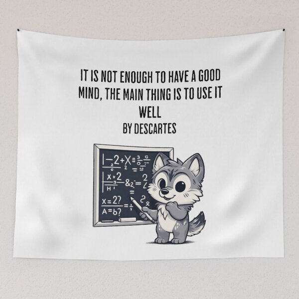 Item preview, descartes wolf designed and sold by LemuellTrends.
