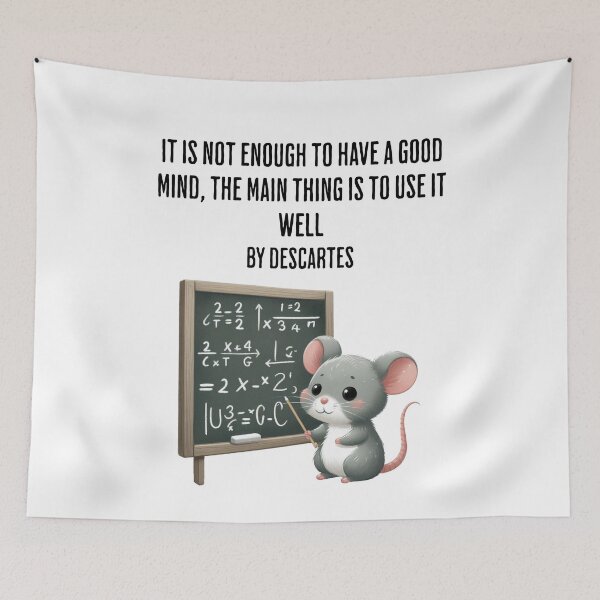 Item preview, descartes rat designed and sold by LemuellTrends.