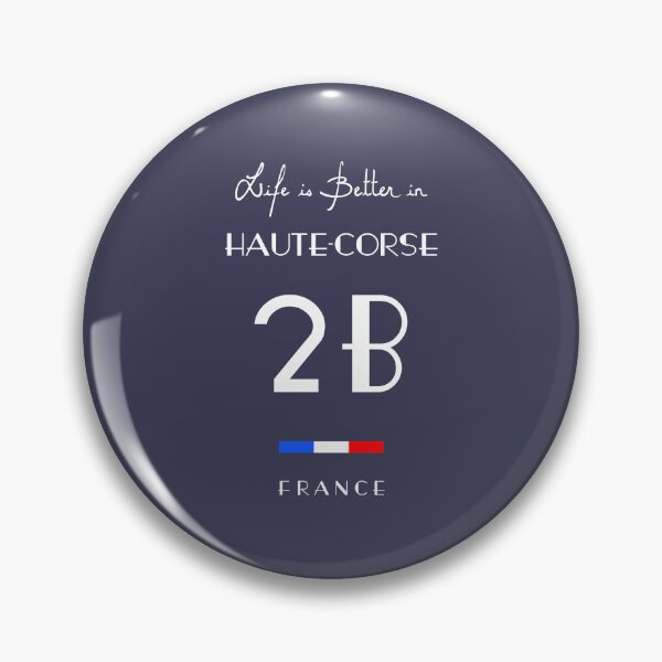 Item preview, HAUTE CORSE Number 2B North Corsica France designed and sold by frenchsalsa.