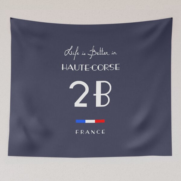 Item preview, HAUTE CORSE Number 2B North Corsica France designed and sold by frenchsalsa.