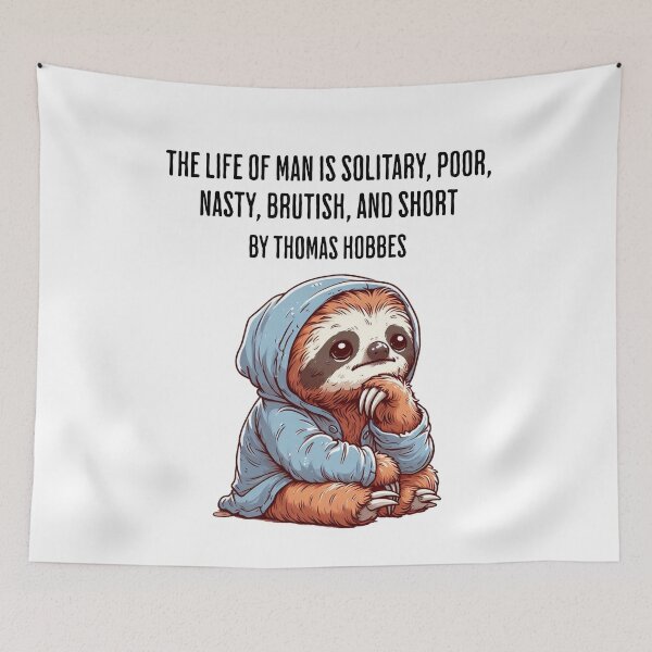 Item preview, thomas hobbes Sloth designed and sold by LemuellTrends.