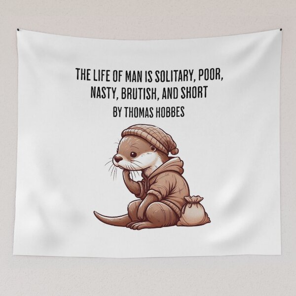 Item preview, thomas hobbes Otter designed and sold by LemuellTrends.