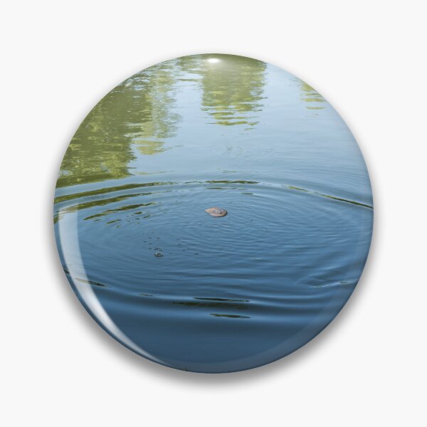 Item preview, Meditative Mindfulness - Watching the Circle Ripples Spread on Silky Water Surface designed and sold by Georgia Mizuleva.