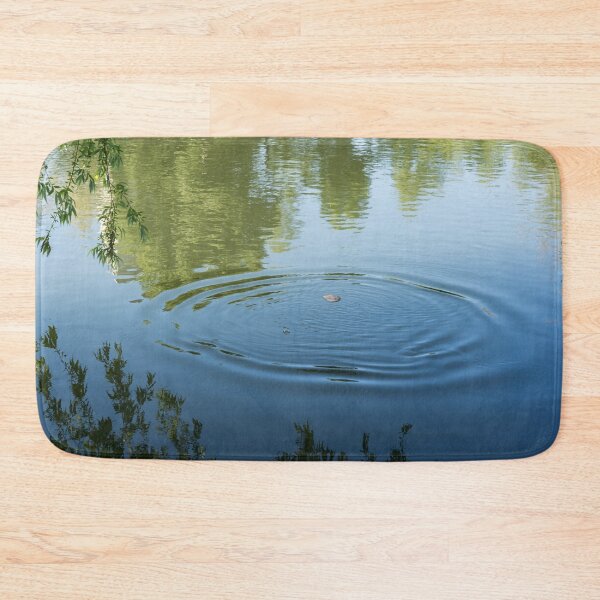 Item preview, Meditative Mindfulness - Watching the Circle Ripples Spread on Silky Water Surface designed and sold by Georgia Mizuleva.