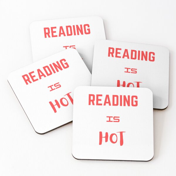 Item preview, READING IS HOT PRINT IN RED designed and sold by fangirlfavsxo.