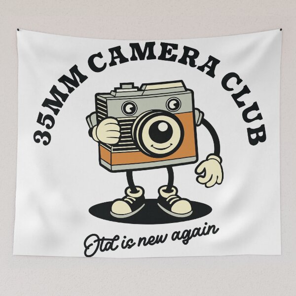 Item preview, Vintage Camera Club designed and sold by TRNCreative.