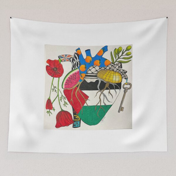 Item preview, Sacred Xam - Heart of Palestine designed and sold by Jacqueline’s Hearts.