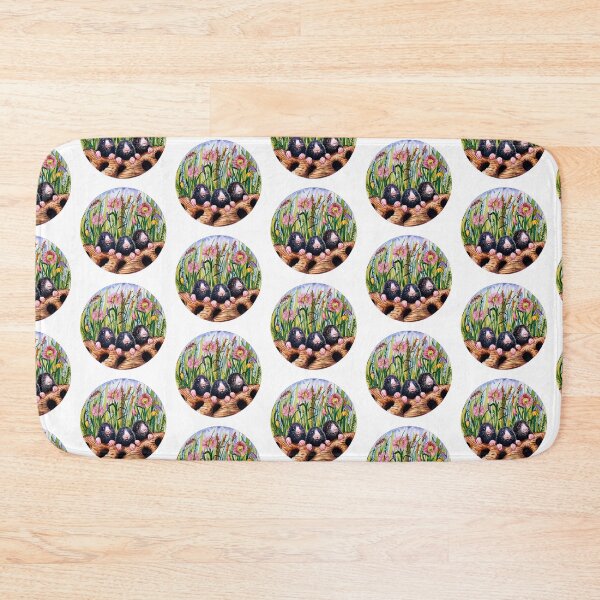 Item preview, Moles peeking out of tunnels  designed and sold by BlissfulBlossom.