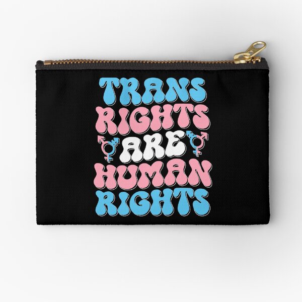 Item preview, Trans Rights are Human Rights Wavy designed and sold by CouchCoDesigns.