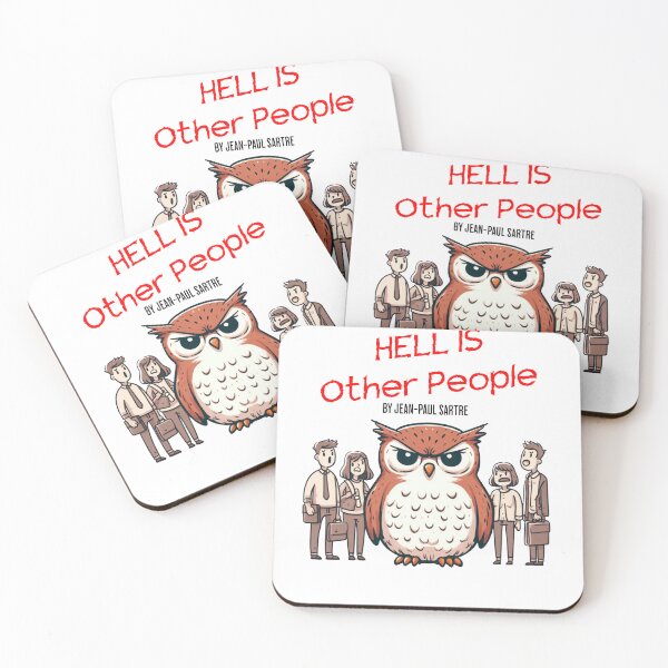 Item preview, hell is other people Owl designed and sold by LemuellTrends.