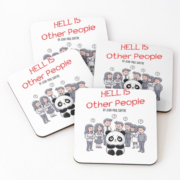 Item preview, hell is other people Panda designed and sold by LemuellTrends.