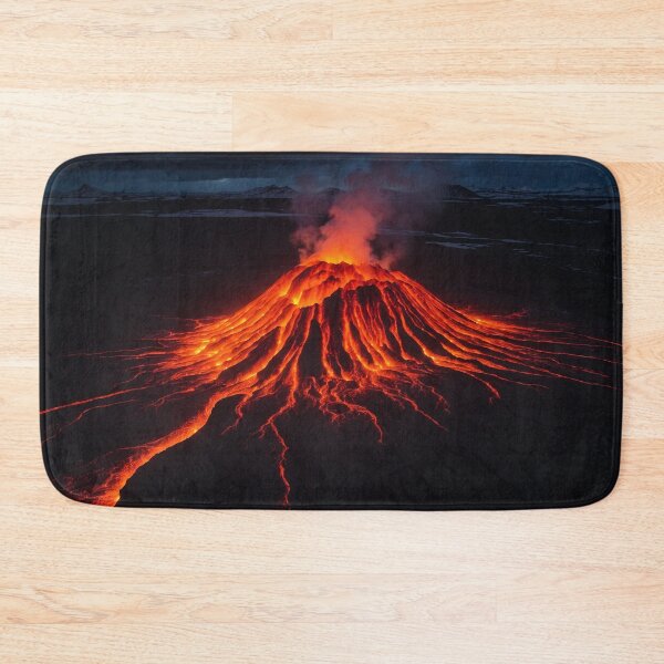 Item preview, Iceland Volcano Bursting Flames designed and sold by SassyArtistry.