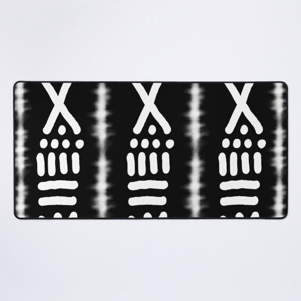 Item preview, Black African Bogolan Textile Abstract Design designed and sold by funkyvibes.