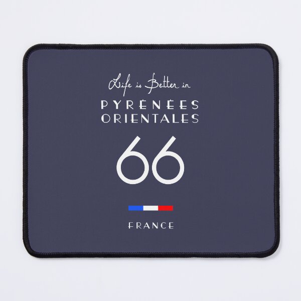 Item preview, Life is better in PYRENEES ORIENTALES Number 66 France  designed and sold by frenchsalsa.