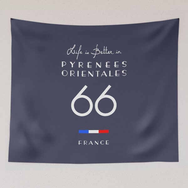 Item preview, Life is better in PYRENEES ORIENTALES Number 66 France  designed and sold by frenchsalsa.